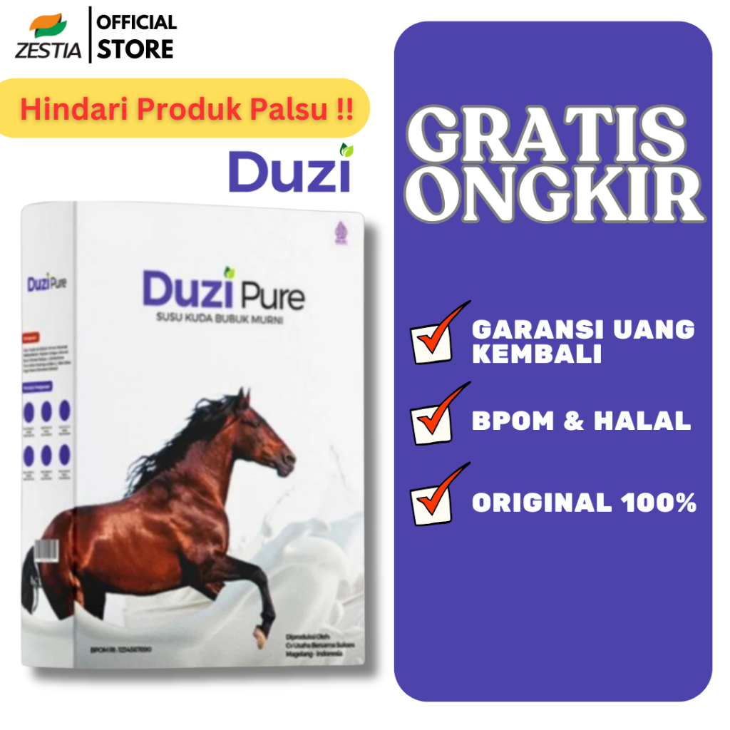 

Duzi Pure Diskon Susu Kuda Lombok Original Bubuk Original Promo