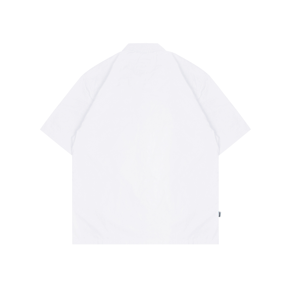 Troy Company Short Shirt White Chemise - Kemeja Polos Lengan Pendek Pria Putih KMJ 2939