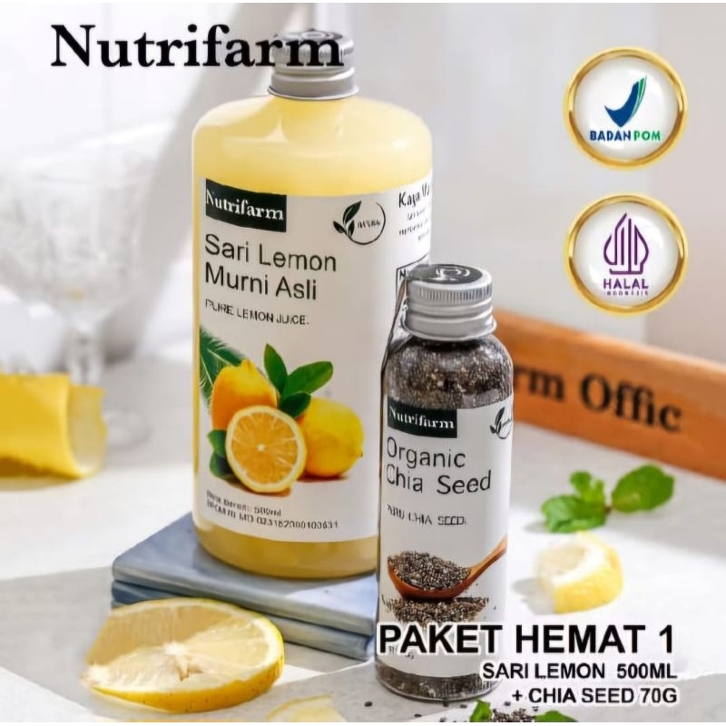 

PAKET HEMAT 1 Sari Lemon dan Chia Seed