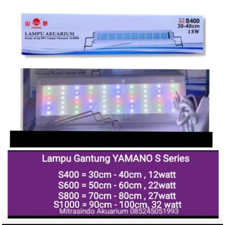 Lampu Gantung Yamano S 400 Aquarium