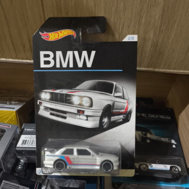 HOT WHEELS HOTWHEELS 92 BMW M3 SERIES EXCLUSIVE BMW 2/8 WHITE PUTIH