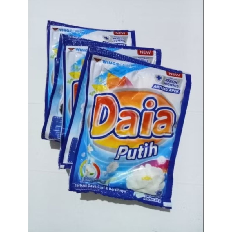 1 renceng DAIA DETERGEN PUTIH 46 gr