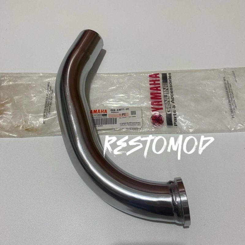 LEHER KNALPOT RX KING RX S RX K RX KING 4X8-E4611-01 PIPA KNALPOT LEHERAN KNALPOT RX KING ORIGINAL