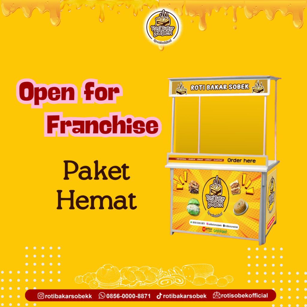 

Paket Hemat Usaha Roti Bakar Sobek