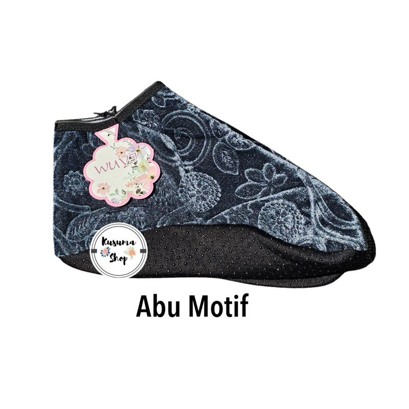 Kaos Kaki Umroh Tawaf Wanita Motif Embos/Sepatu Tawaf Perlengkapan Haji dan Umroh