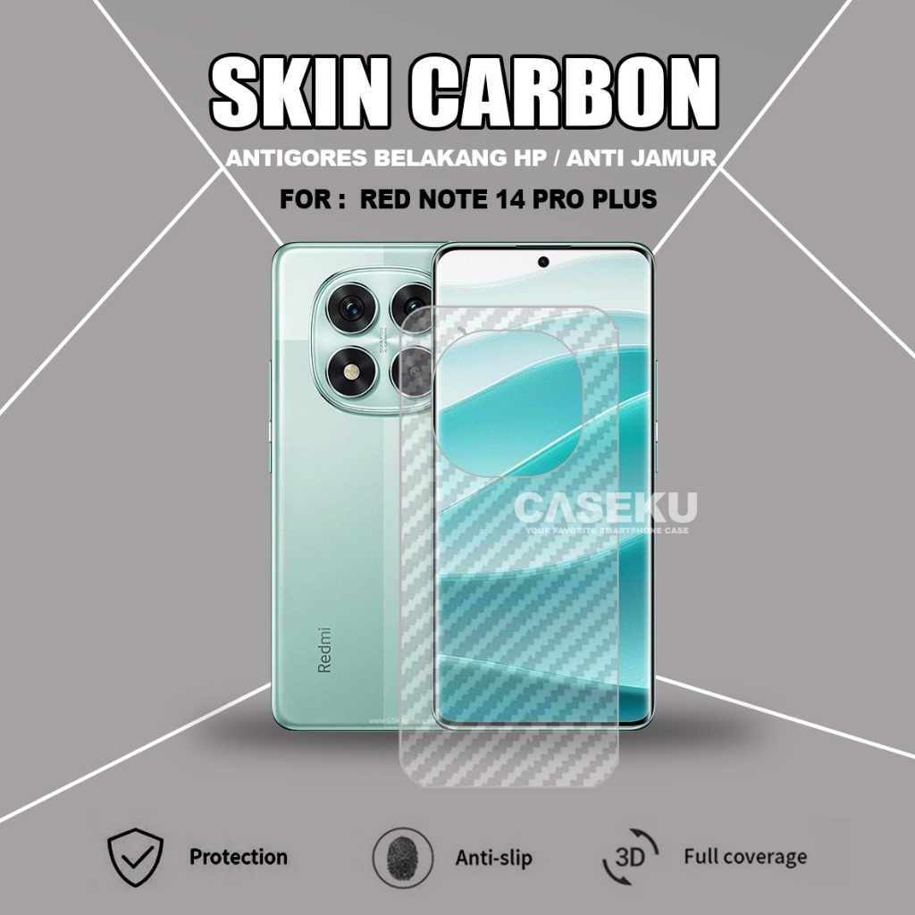 Redmi Note 14 4G Redmi Note 14 5G Redmi Note 14 Pro Redmi Note 14 Pro Plus Skin Carbon Garskin Anti 