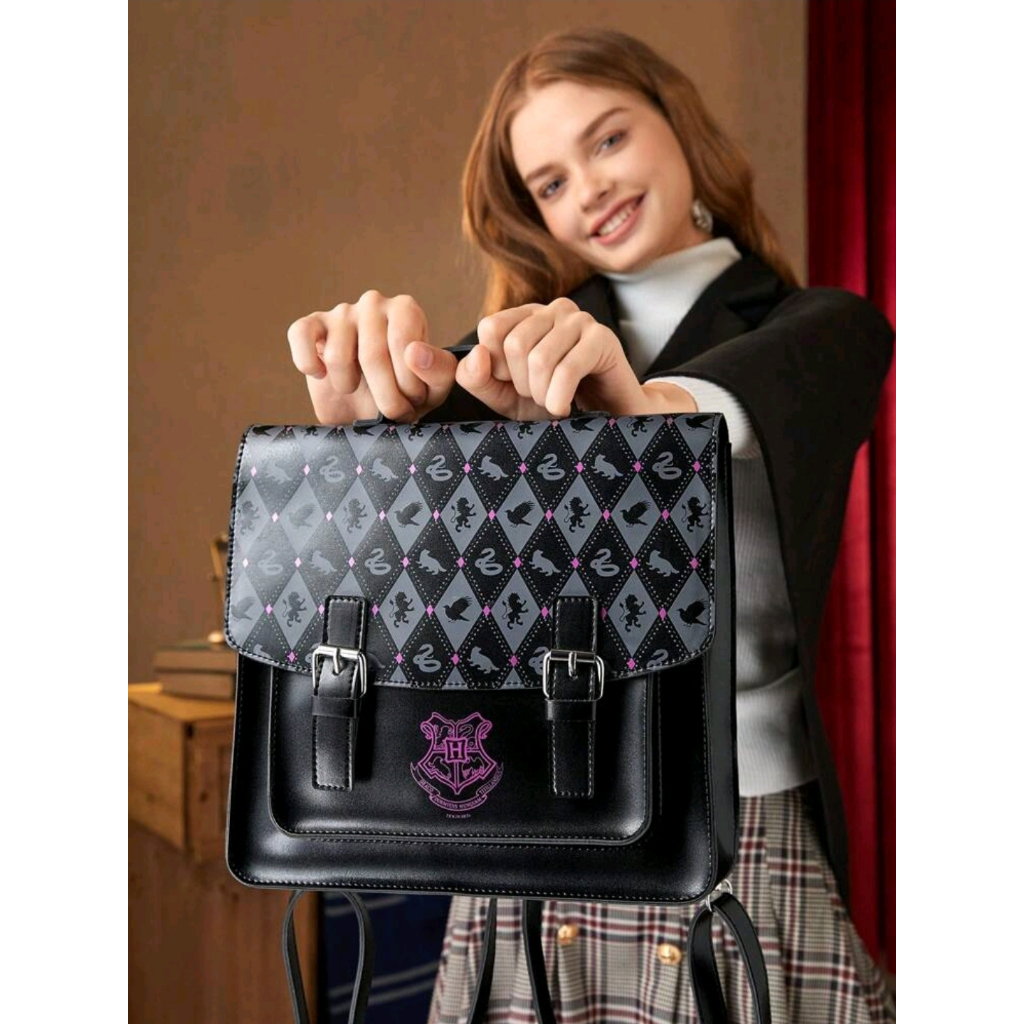 (Ready Stock) Shein x Harry Potter Tas Backpack, Slingbag, Shoulderbag, Totebag, Thermal Bag