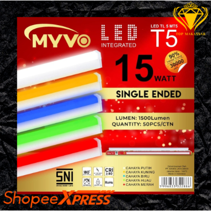 LAMPU LED T5 MYVO 15 WATT