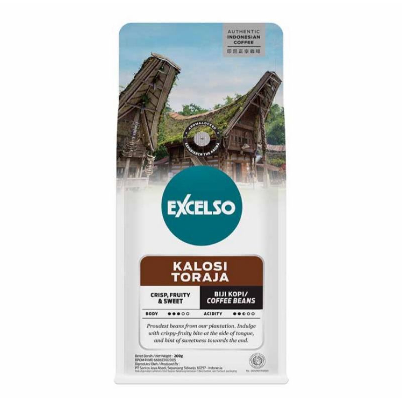 

Excelso Kopi Bubuk Kalosi Toraja 200 g