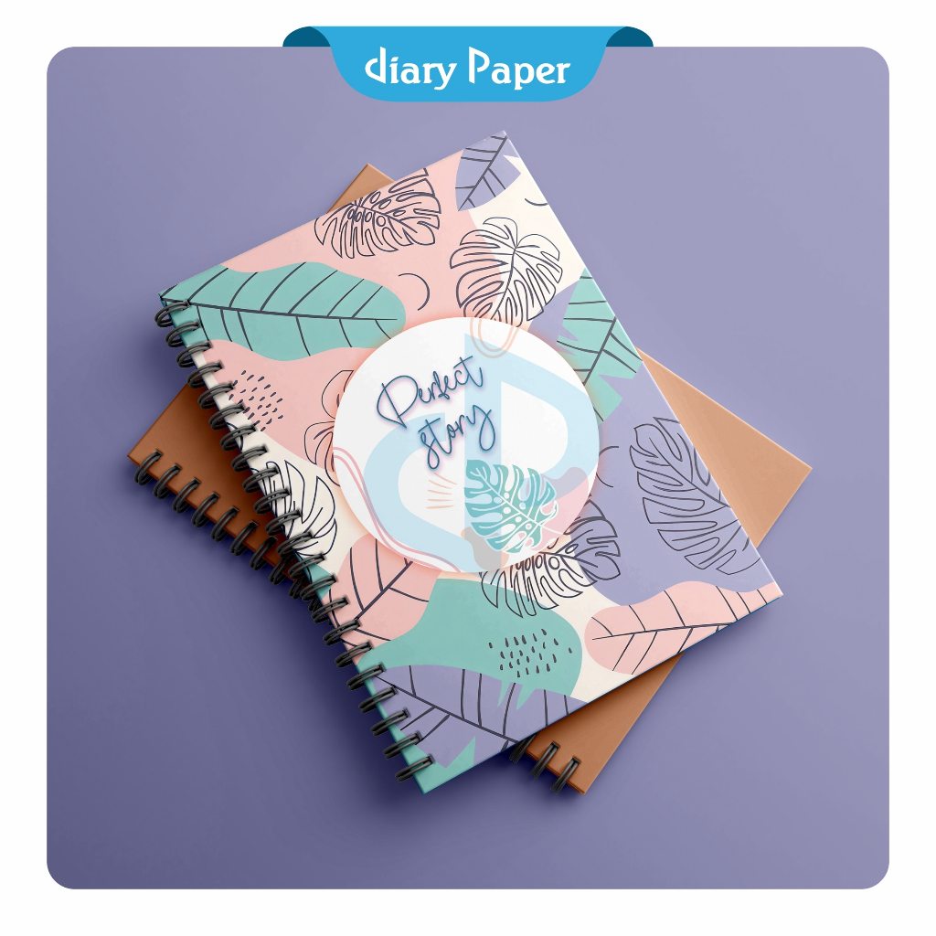 

NOTEBOOK Buku Catatan Notebook A6 isi 100 Halaman Notebook Spiral MINI Estetik