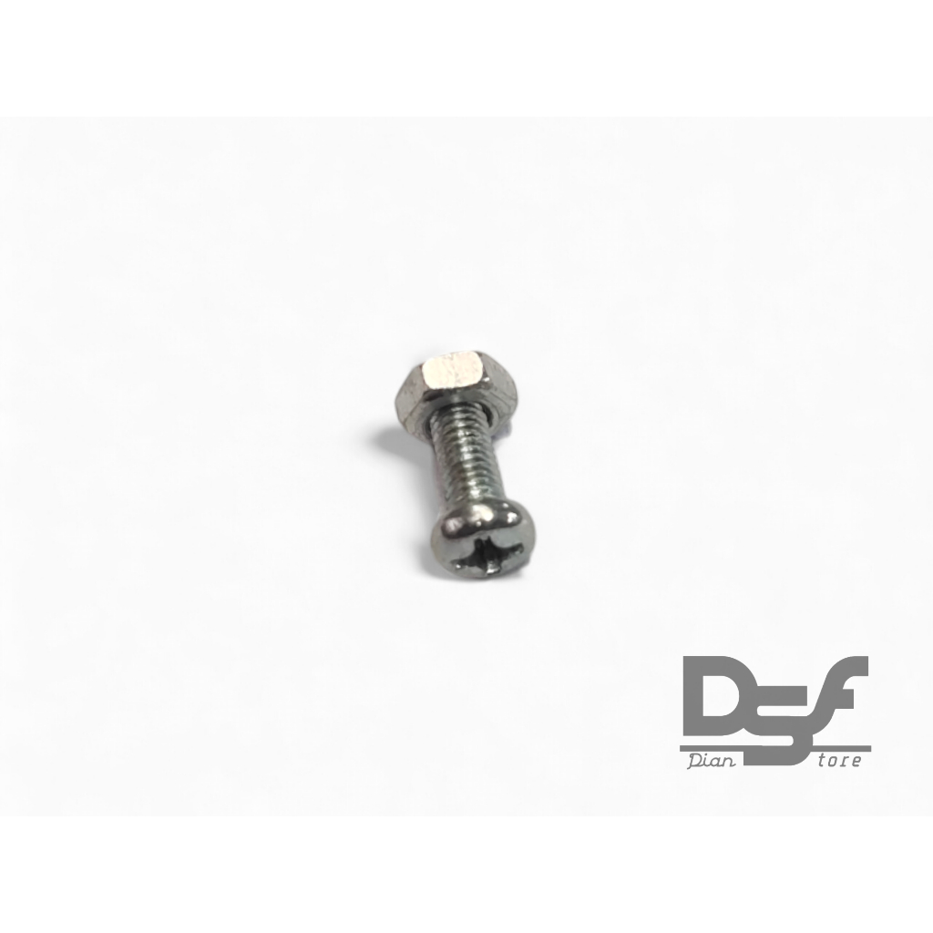 Baut Mur JP M3 x 10mm / baut Mur M3x10 / baut 3mm x 10mm