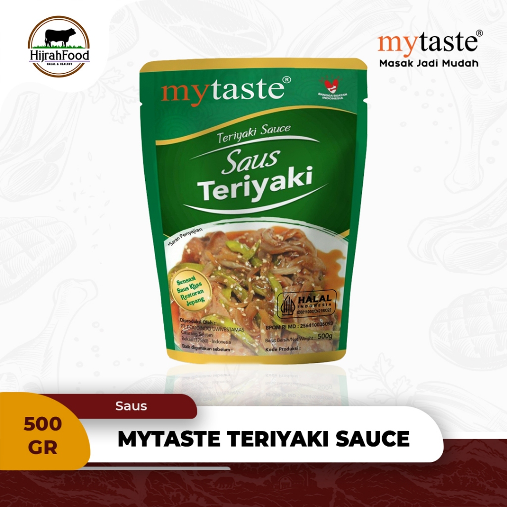

MyTaste Saus Teriyaki Sauce Teriyaki Sensasi Khas Restoran Jepang 500 gram