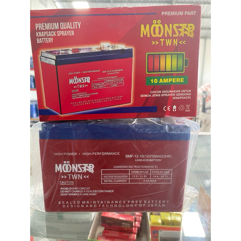 aki monstar 12volt 10 Ah