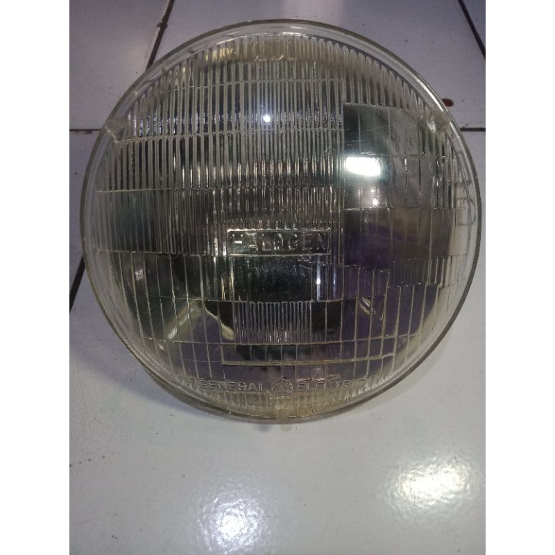 Lampu Headlamp 7inch Jeep Hardtop Jimny Merk HALOGEN Made in USA Original