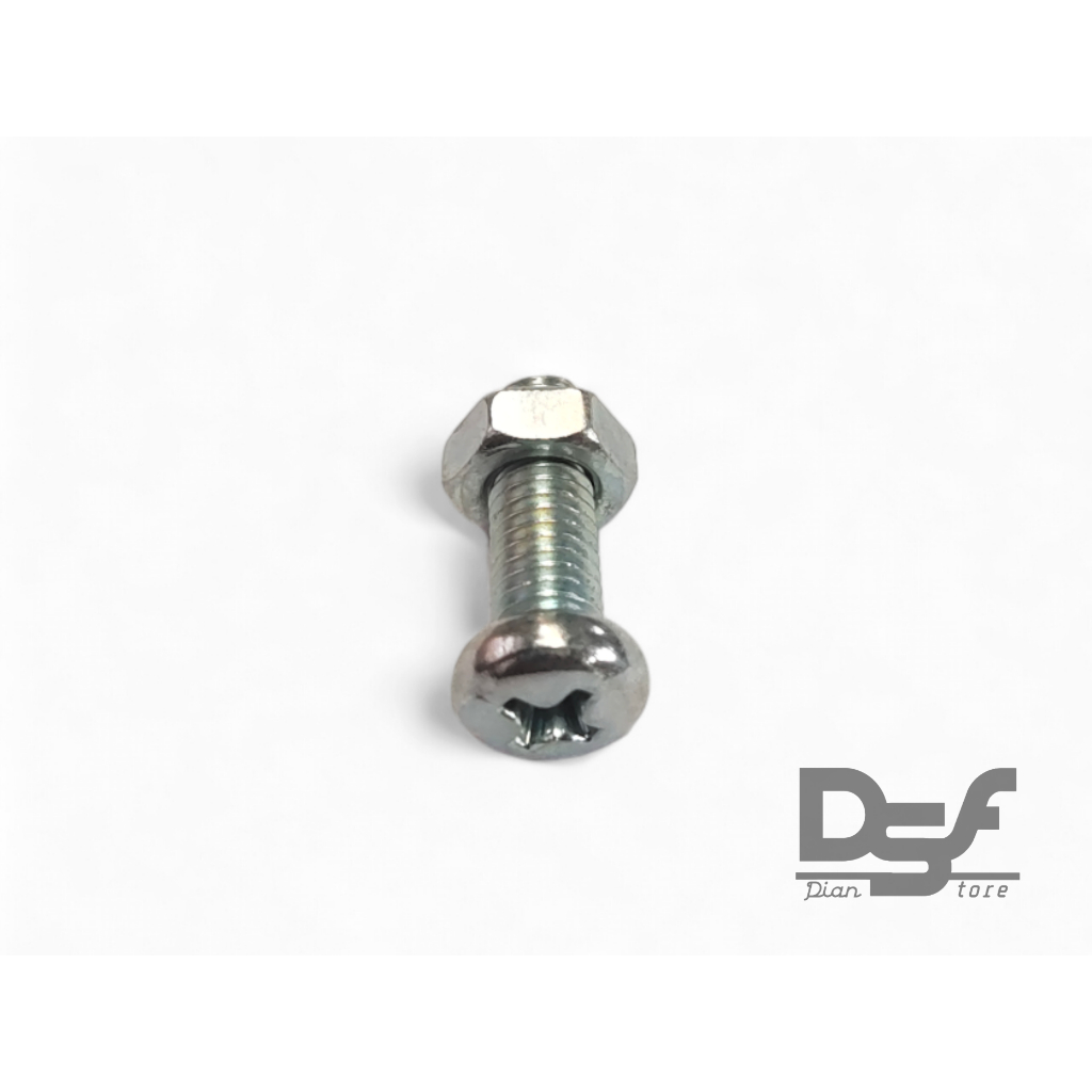 Baut Mur JP M5 x 15mm / baut Mur M5x15 / baut 5mm x 15mm