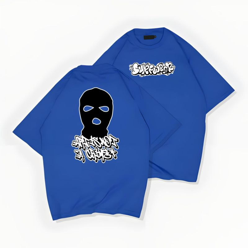 Kaos pria distro TSH to see blue / kaos kaligrafiti jogja