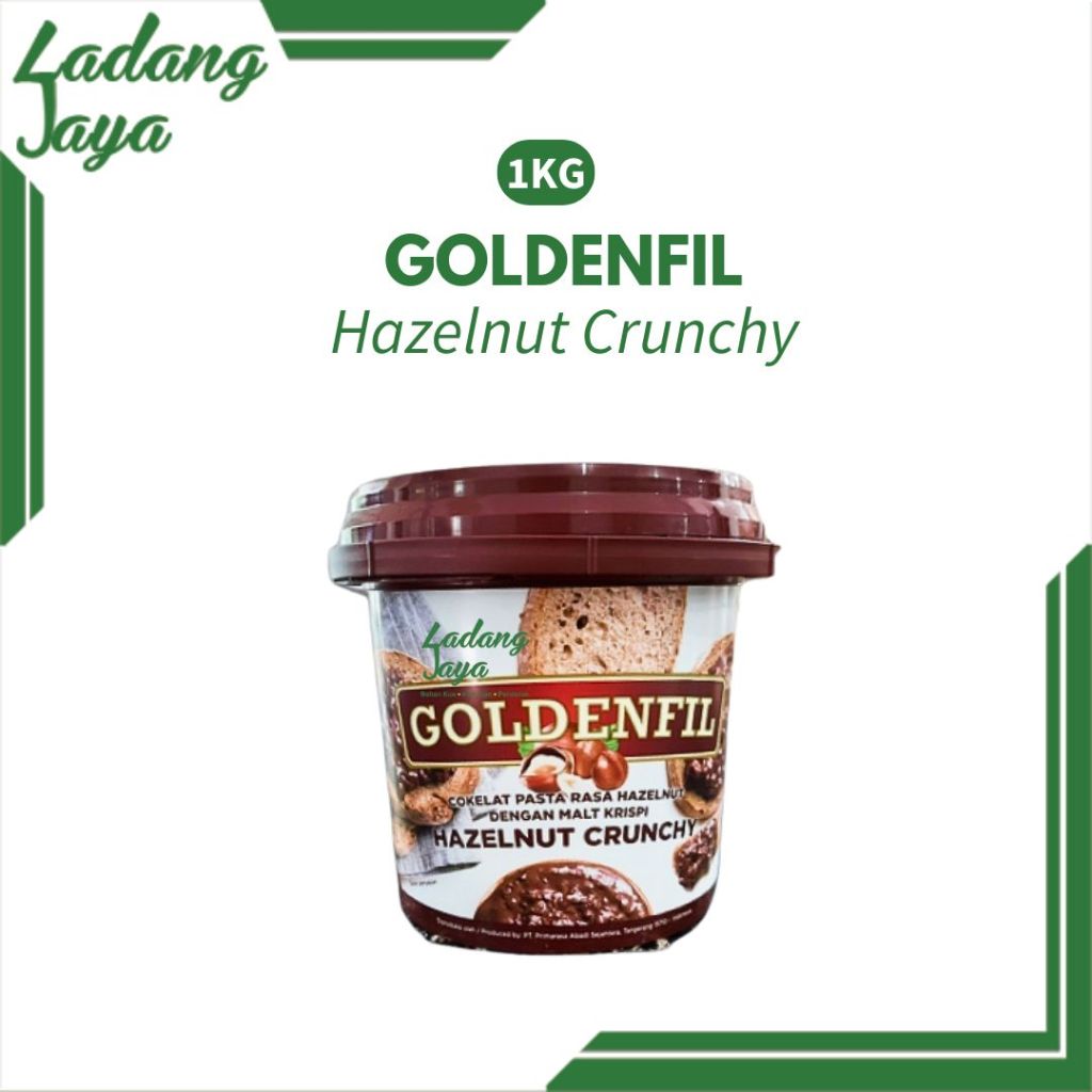 

Goldenfil Hazelnut Crunchy 1 kg | Selai Topping Olesan