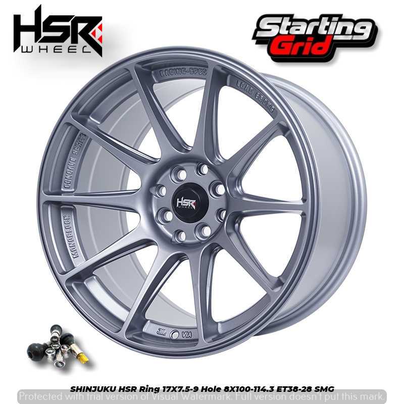 Velg HSR Shinjuku r17 Cocok Untuk Mobil City, Jazz, Mobilio, Livina, Xenia