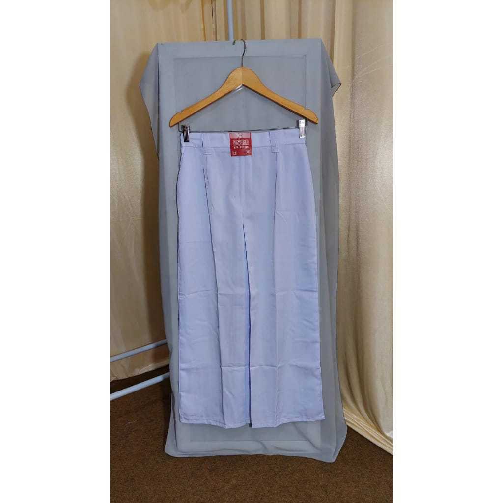 rok putih SMP/SMA panjang rok span 1 depan bahan high twist