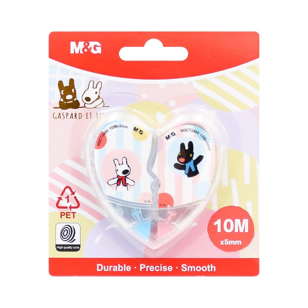 

Correction Tape LOVE M&G Gaspard Et Lisa 10mx5mm HQCT2460