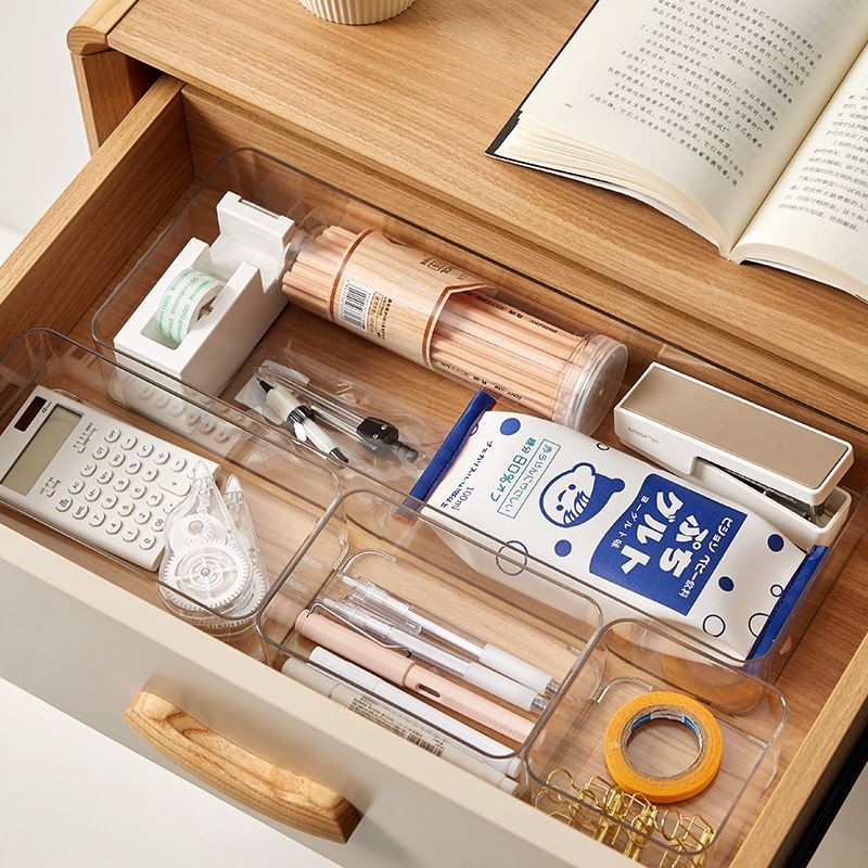 IKILOSHOP Organizer Sekat Laci Bening Acrylic Kotak Penyimpanan Kulkas Organizer Laci Organizer