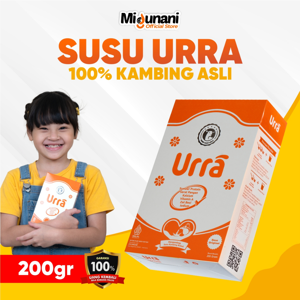 

Urra Original 200gr - Cegah Tulang Keropos Pada Anak Akibat Virus