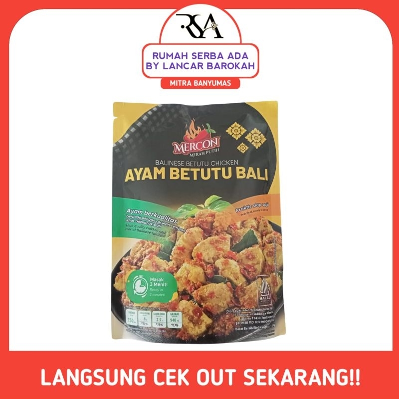 

Mercon Ayam Betutu Bali 150 gram