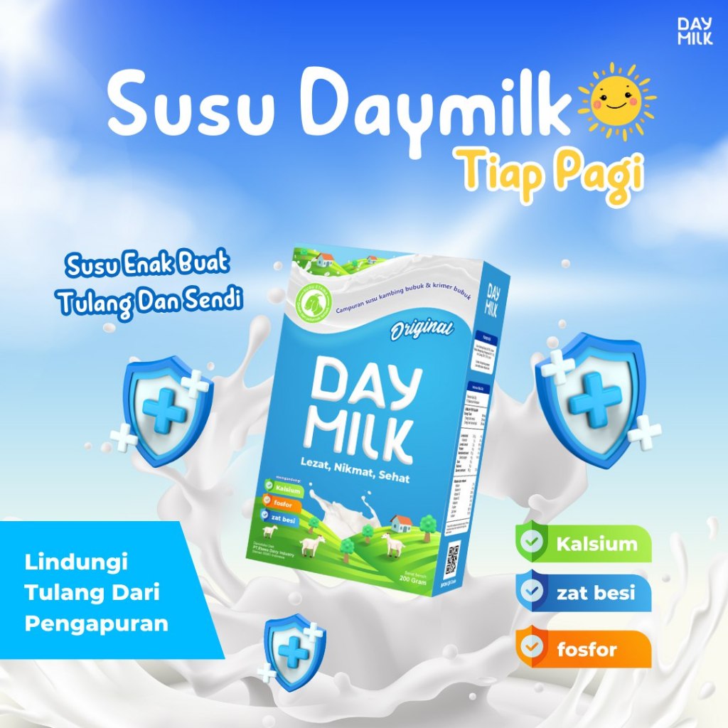 

PAKET 4 BOX DAYMILK - Susu Kambing Etawa Daymilk Atasi Asam Lambung dan Padatkan Tulang Sendi