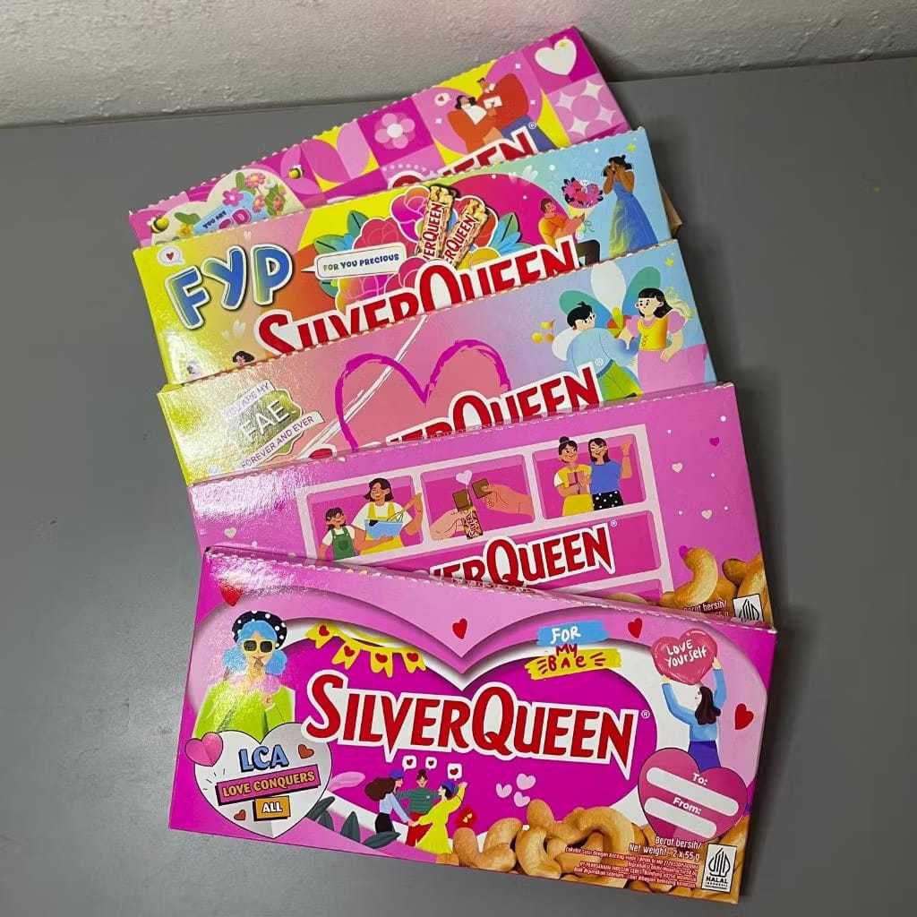 

Coklat Silverqueen Valentine Buy 1 Get 1 55gr x 2 Edisi Valentine 2025