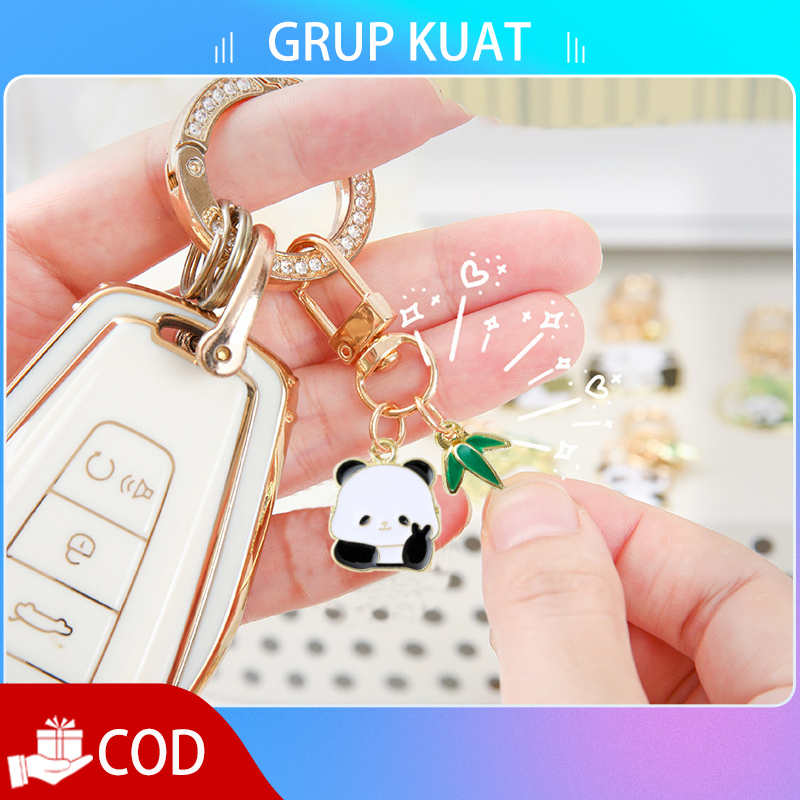 Gantungan Kunci Panda Lucu / Gantungan Tas Panda Lucu / Lovely China Panda Mobil Keychain