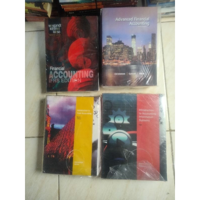 Variasi Buku Accounting; FINANCIAL ACCOUNTING, ADVANCED FINANCIAL ACCOUNTING, INTRODUCTION TO ACCOUN