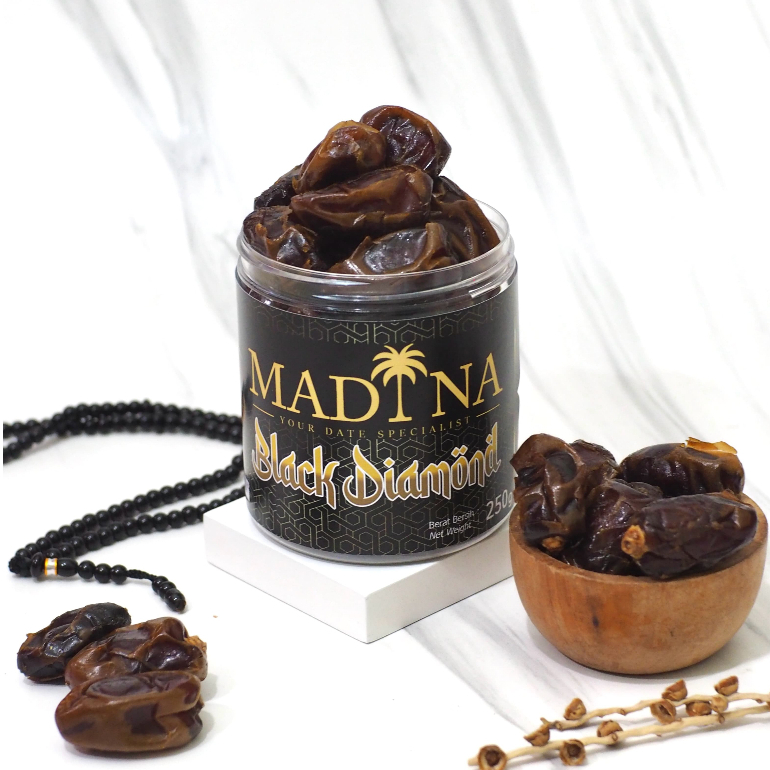 

Kurma Black Diamond toples 500gram manis legit daging tebal