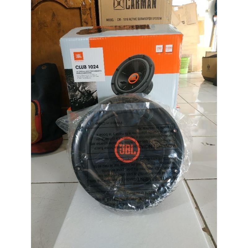 Subwoofer JBL Club Double coil 10"1024 & 12"1224 - Subwoofer Pasif Double coil 10"1024 & 12"1224 - J