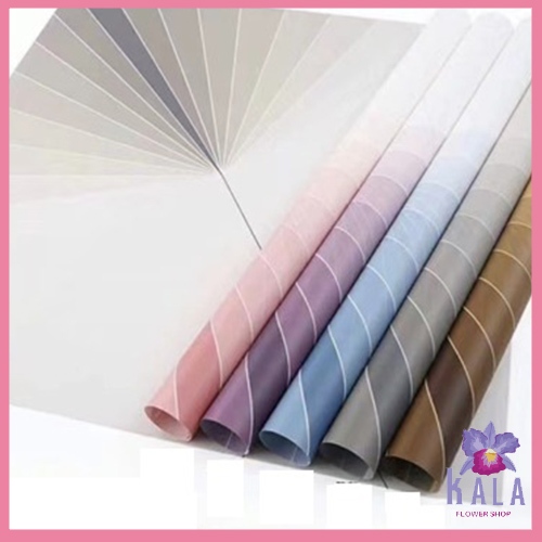 

Flower Wrapping Cellophane Paper Kertas Bunga Buket motif kipas Bouquet KB6074