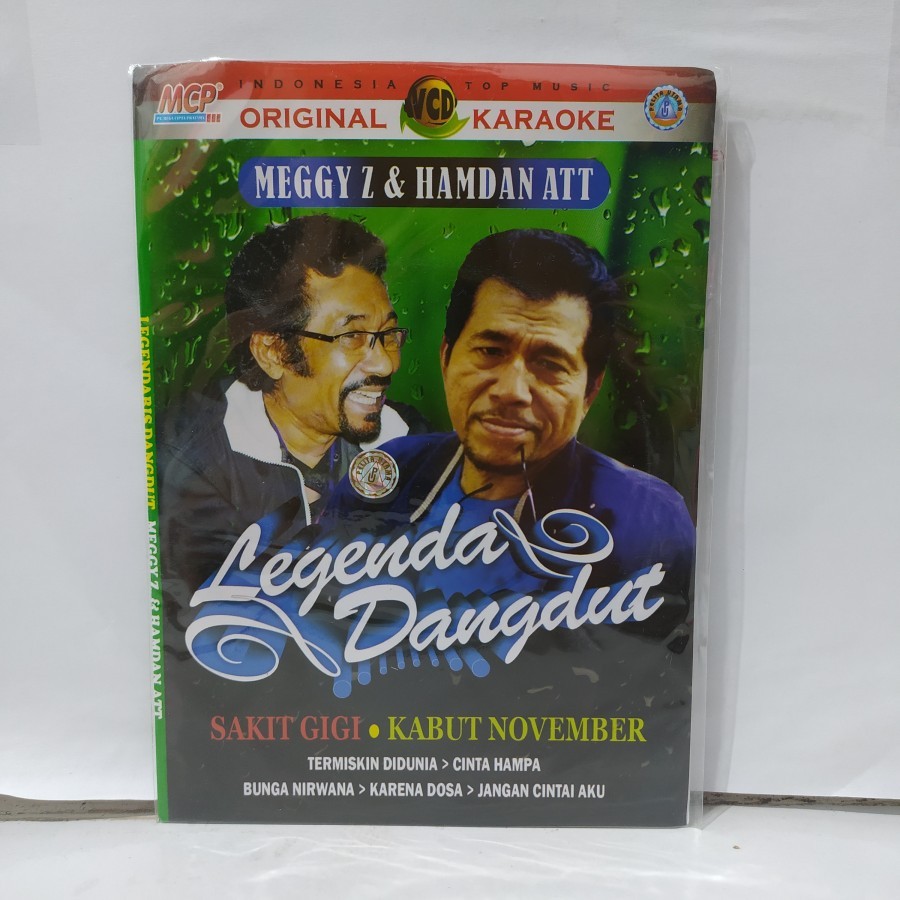 VCD Original Meggy Z & Hamdan ATT Legenda Dangdut