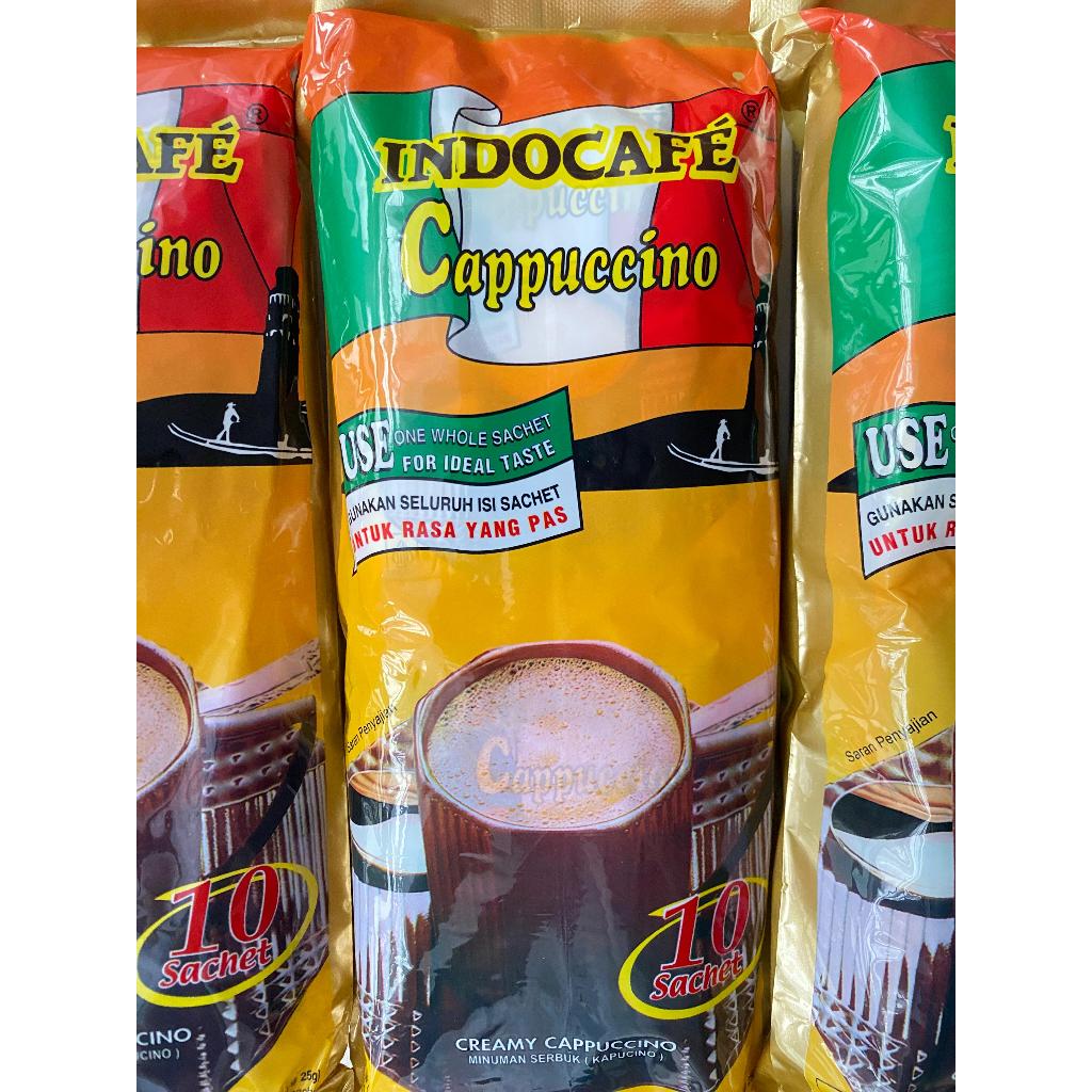 

Indocafe Cappuccino Renceng Renteng 10 Pcs / 10 Sachet