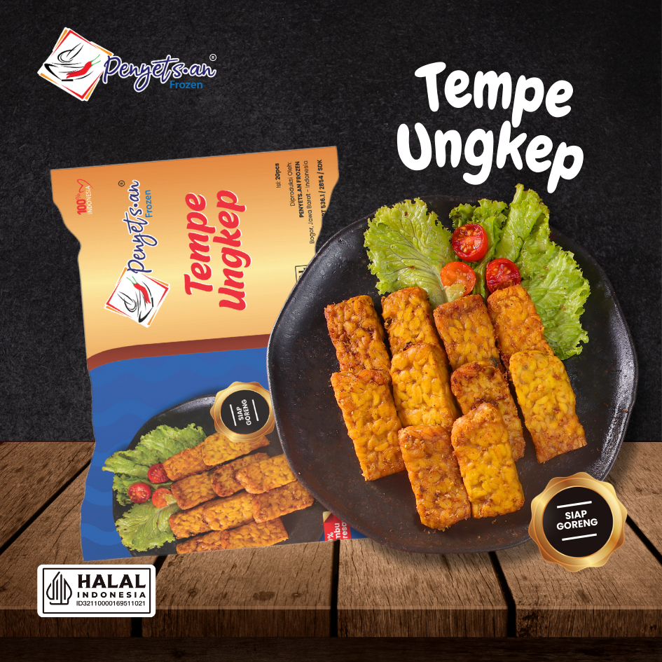 

TEMPE UNGKEP BUMBU KUNING - TINGGAL GORENG