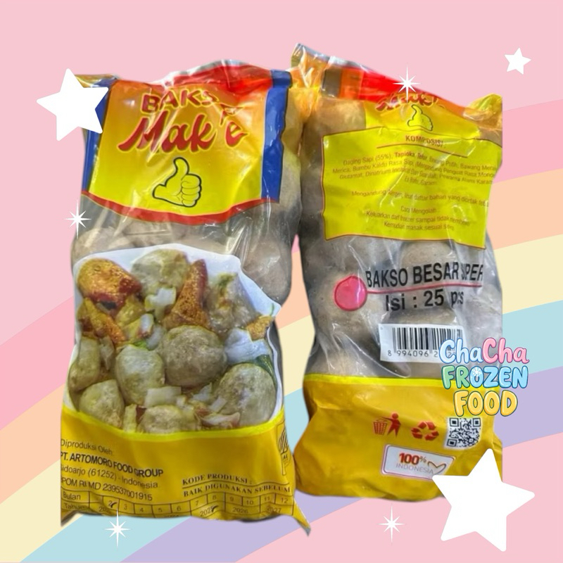 

BAKSO JUMBO/ORIGINAL/TAHU BAKSO MERK MAK’E ORI PREMIUM PROMO‼️