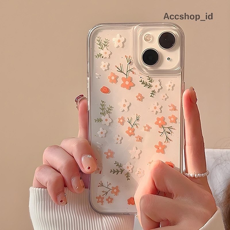 SS1063 SOFTCASE CASE SILIKON FLOWER KOREAN GIRL COMPATIBLE FOR OPPO A1 A1K A3S A3X A5 A5X A5S A7 A8 