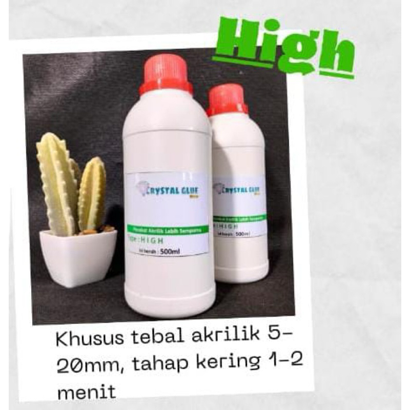 

LEM AKRILIK CRYSTAL/ KRISTAL GLUE 1 BOTOL (isi 1000ml)