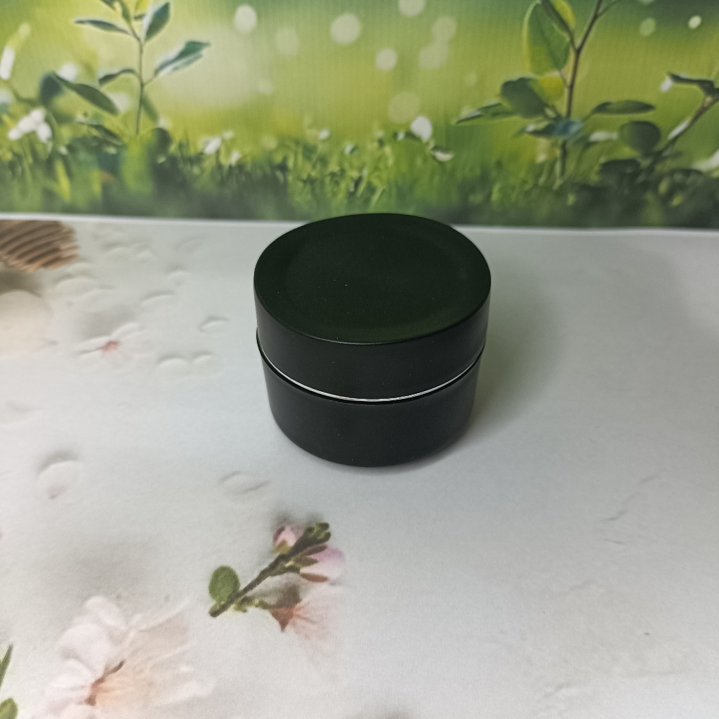 Pot Cream Floral 15Gr / Pot Bunga Hitam Hitam