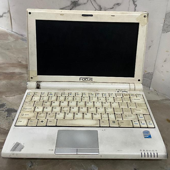 Laptop Focus N1000 Casing + mesin normal +  lcd bias