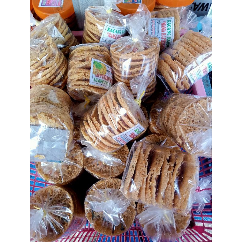 

kacang peyek/kacang rampi'i isi 10 keping "MAMA FIZAN
