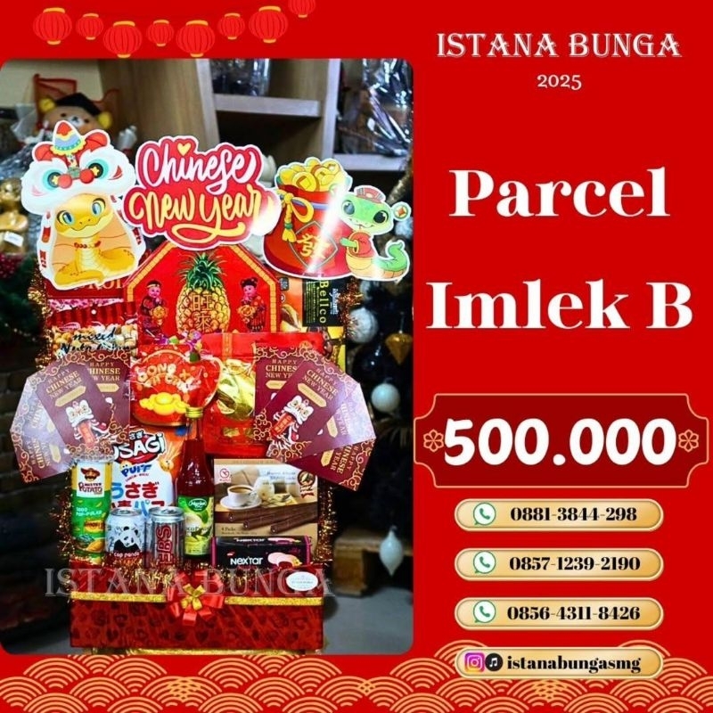 

PARCEL B XIN CIA IMLEK FULL MAKANAN HAMPERS 500.000