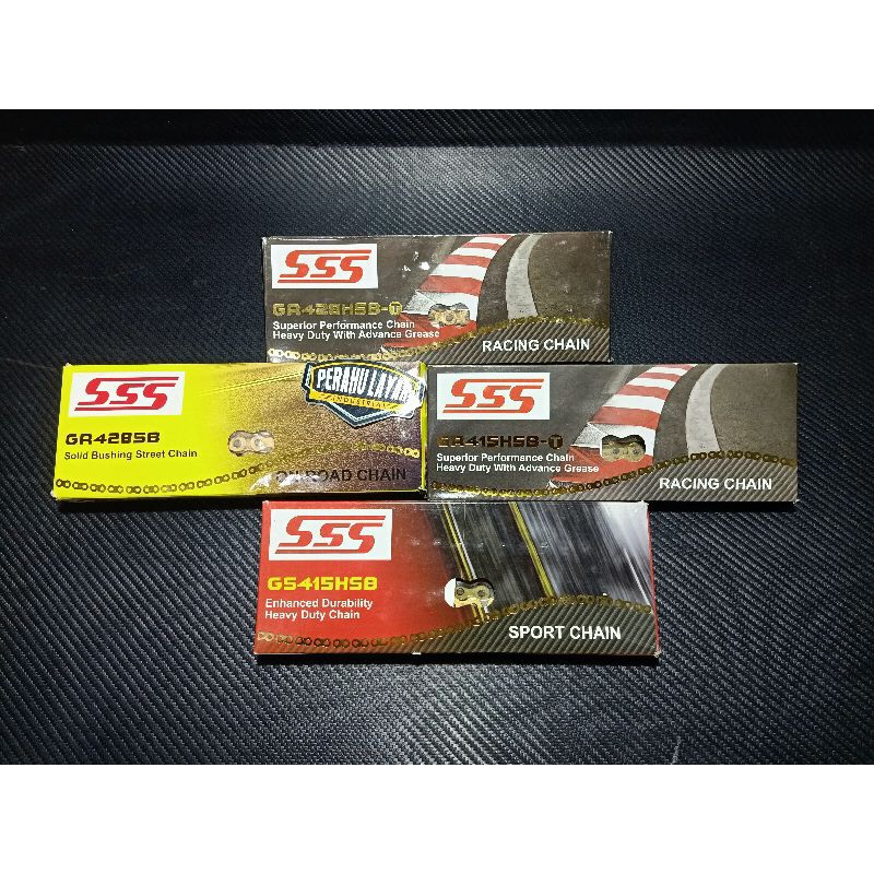 rantai motor rante triple 3s sss original 428 428H 415 hsb sb hsbt pnp cb gl mp tiger