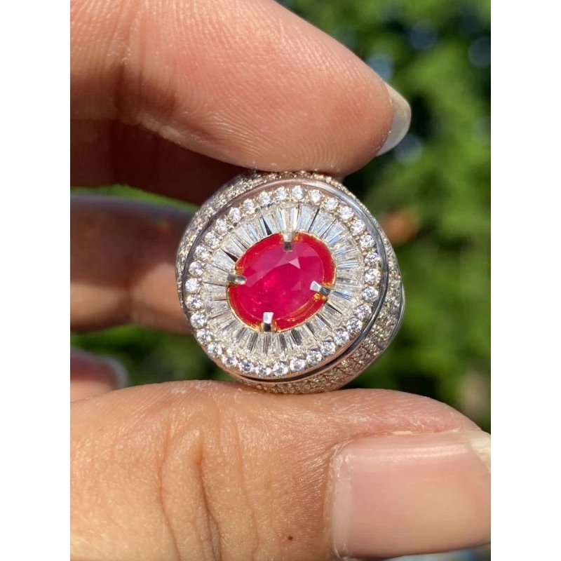 cincin permata ruby mozambique