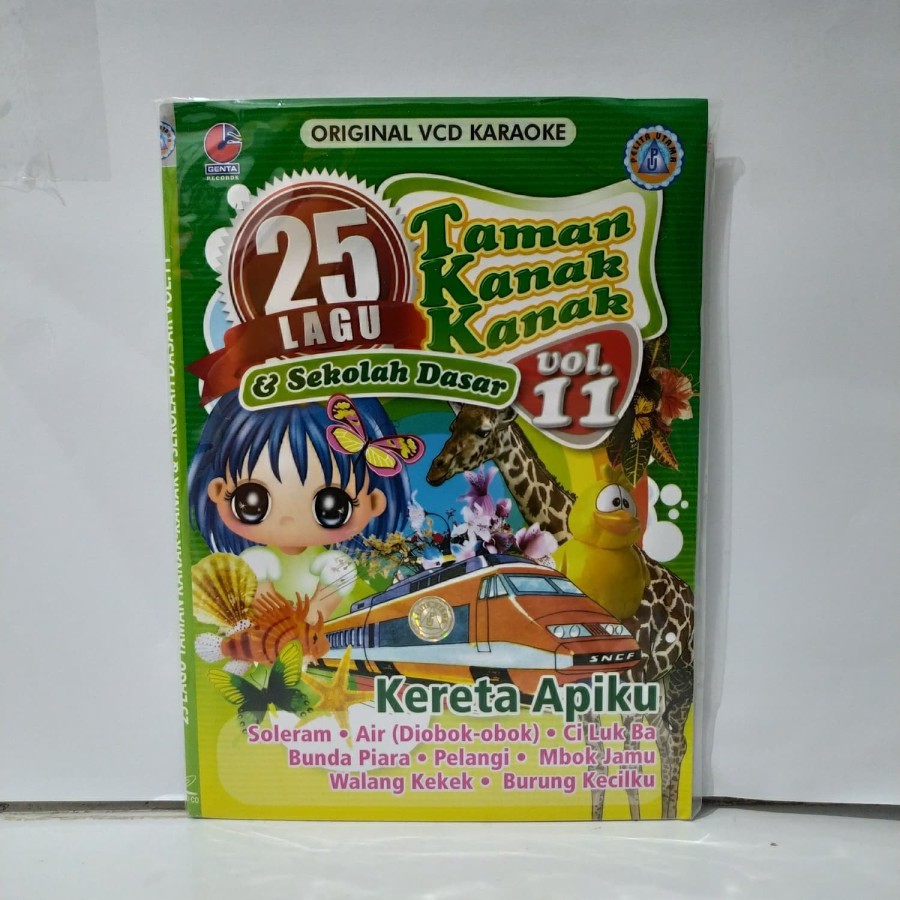 VCD Original 25 Lagu Taman Kanak-Kanak & Sekolah Dasar Vol.11
