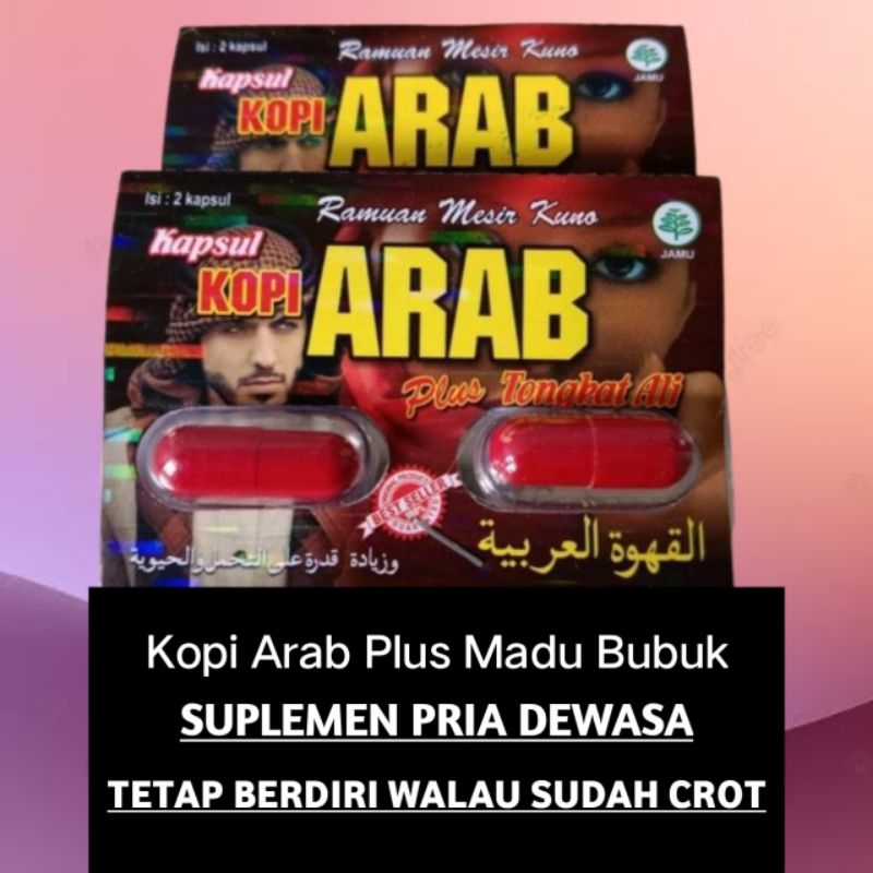 

Kopi Arab Kapsul Herbal Obat Kuat Alami Anti Ejakulasi Dini