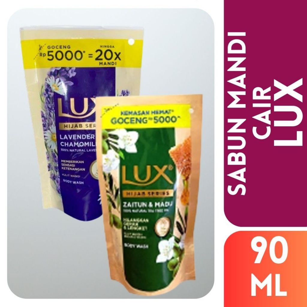 GROSIR SABUN Lux Body Wash Hijab series Lavender & Zaitun sabun mandi cair murah