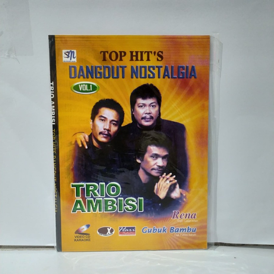VCD Original TOP HITS DANGDUT TRIO AMBISI Vol.1